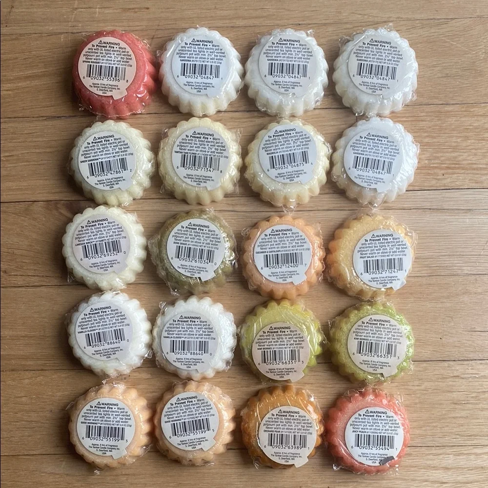 Yankee Candle Wax Melt Bundle 20 Pc Retired Spring Summer Scent Set